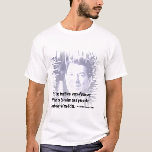 T-shirt Médecine socialisée - Reagan (Devant)
