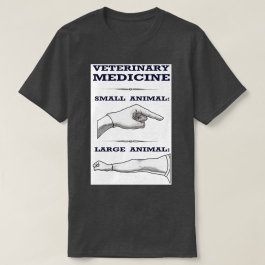 T-shirt Médecine vétérinaire Grande vs (Design devant)
