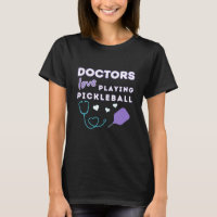 Médecins Aiment Jouer Pickleball Fun Docteur