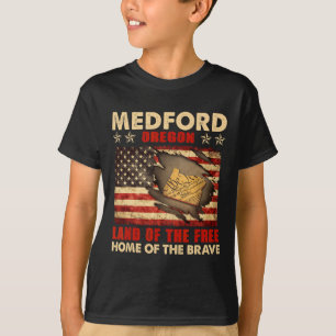 T-shirt Medford Oregon Etats-Unis Drapeau 4 Juillet