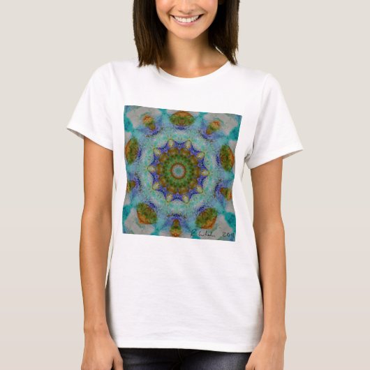T-shirt Média mixte Abstrait deux (Devant)
