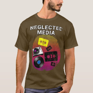 T-shirt Médias négligés Musique de bande des années 80 et