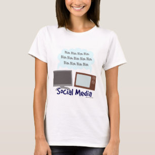 T-shirt Médias sociaux
