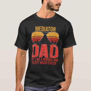 T-shirt Médiateur père Retro Lunettes de soleil pour père