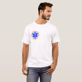 T-shirt médical de secours de délivrance du feu de (Devant entier)