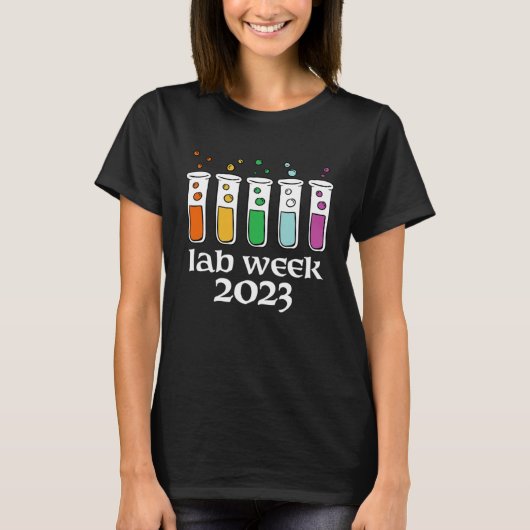 T-shirt Medical Laboratory Technician Lab Week 2023 Techno (Devant)
