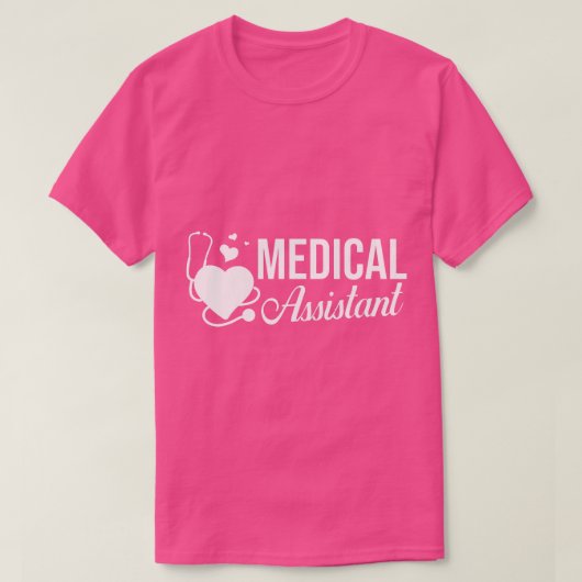 T-shirt Médicale Assistant Clinique Infirmière en santé (Design devant)