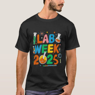 T-shirt Médicale Lab Scientist Retro Lab Week 2025 Phlebot
