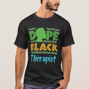 T-shirt Médicament Noir Thérapeute Psychologie de la santé