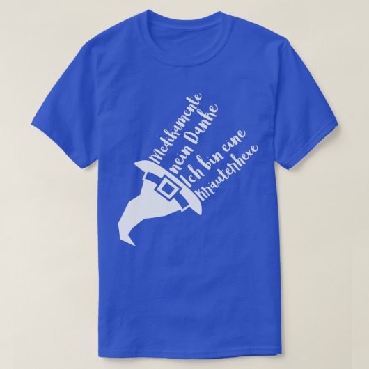 T-shirt Médicaments de sorcellerie à base de plantes non m (Design devant)