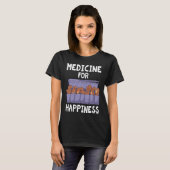 T-shirt Medicine for Happiness Squirrels watching Squirrel (Devant entier)