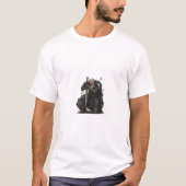 T-shirt Medieval Knight Armor Illustration (Devant)