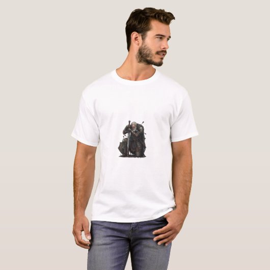 T-shirt Medieval Knight Armor Illustration (Devant entier)