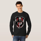 T-shirt Medieval Templar Knights Crusader (Devant entier)