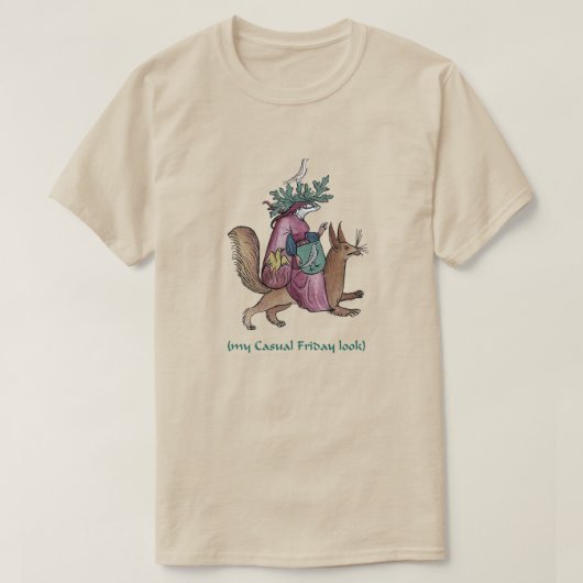 T-shirt Médiéval "Vendredi Décontracté" (Design devant)