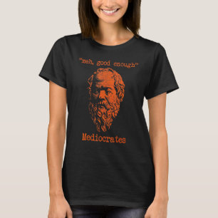 T-shirt Médiocres de vintage Meh Assez Bon Sarcasme 1