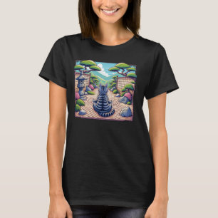 T-shirt Méditation Bonsai Kitten Lover japonais Art Cute C