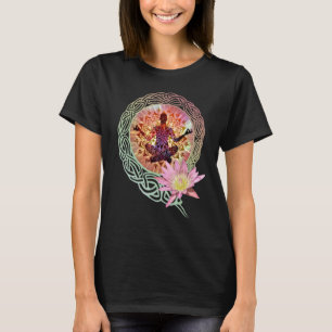 T-shirt Méditation Bouddha Yoga Mode Vêtements Top Outfit