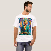 T-shirt Méditation de bouddha céleste énergie Tee (Devant entier)