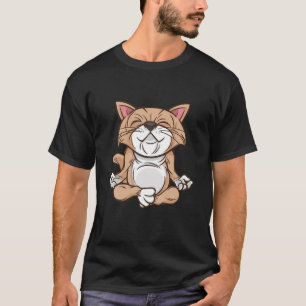 T-shirt Méditation de chats drôle méditation de chats Yoga