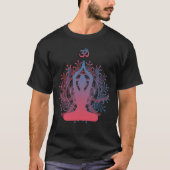 T-shirt Méditation de mandala de Chakra (Devant)