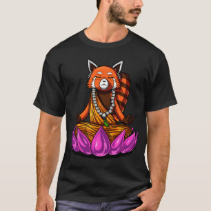 T-shirt Méditation de Panda roux