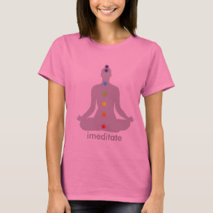 T-shirt Méditation de PixDezines Chakra, personnalisable