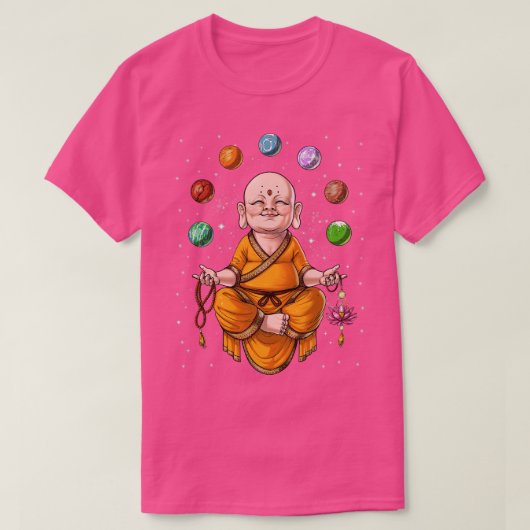 T-shirt Méditation du Bouddha bébé (Design devant)