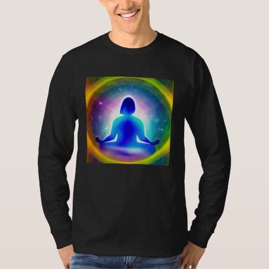 T-shirt Meditation Enlightment Spiritual Yoga Transcendent (Devant)