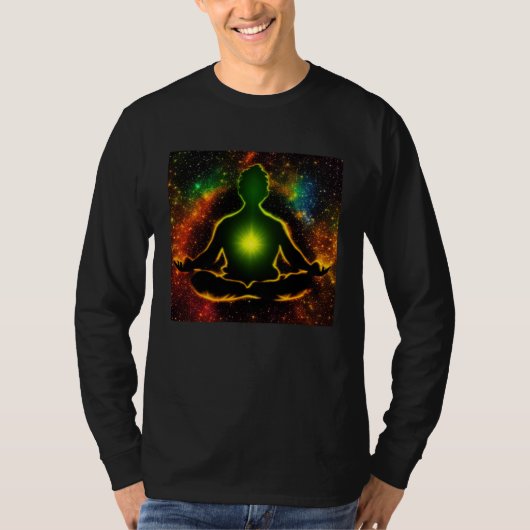 T-shirt Meditation Enlightment Spiritual Yoga Transcendent (Devant)