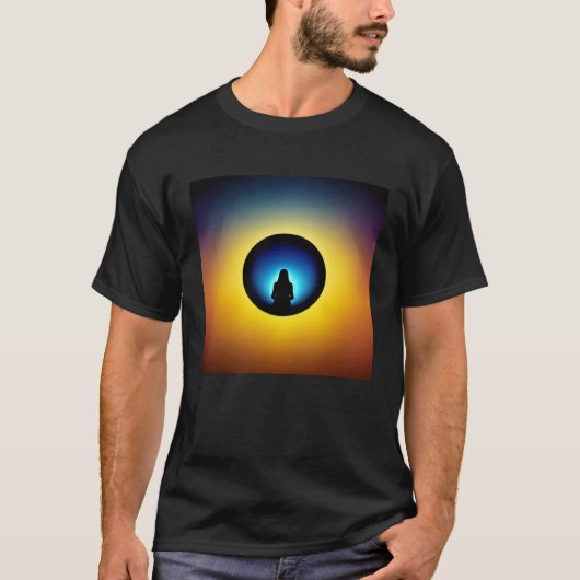T-shirt Meditation Enlightment Spiritual Yoga Transcendent (Devant)