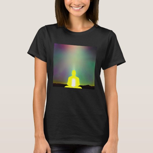 T-shirt Meditation Enlightment Spiritual Yoga Transcendent (Devant)
