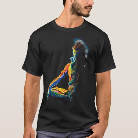 T-shirt Méditation éternelle Lord Shiva (Devant)