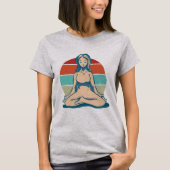 T-shirt Méditation fille Vintage (Devant)