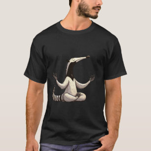 T-shirt Méditation Fourmilier Pose de yoga Animal relaxant