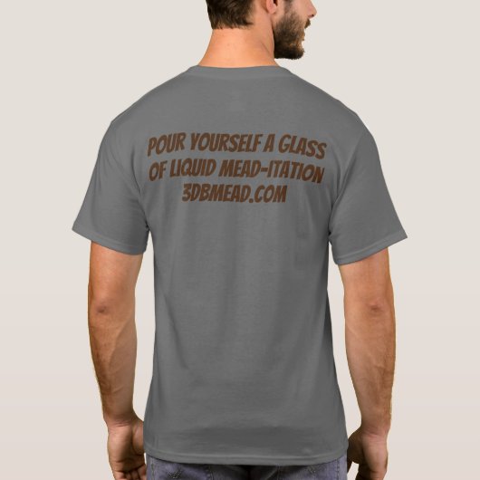 T-shirt Méditation liquide à l'hydromel (Dos)