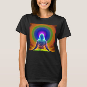 T-shirt Méditation Lumière Spirituelle Yoga Transcendant