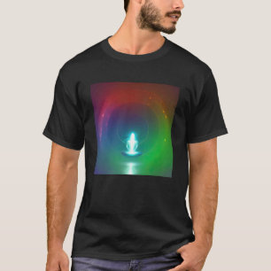 T-shirt Méditation Lumière Spirituelle Yoga Transcendant