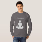 T-shirt Méditation manifeste Visuel pour les vibrations po (Devant entier)