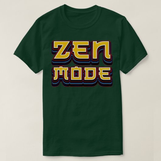 T-shirt Méditation mode zen (Design devant)