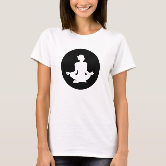 T-shirt Méditation monochrome (Devant)
