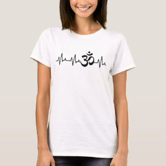 T-shirt Meditation Pulse Heartbeat OM Hinduism Spiritual