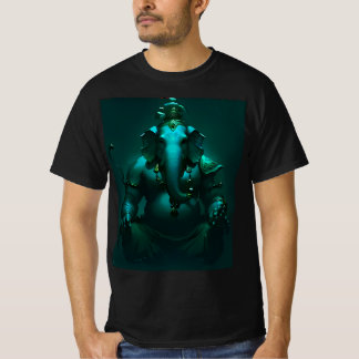 T-shirt Méditation Seigneur Ganesha Néon Spirituel