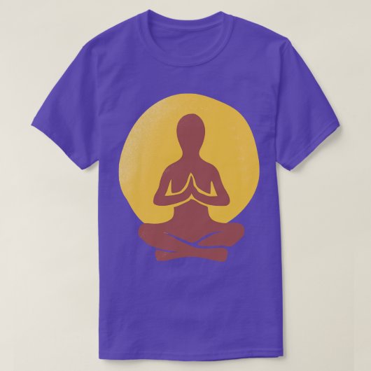 T-shirt Méditation Spa Yoga Pose Zen (Design devant)