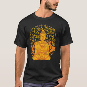 T-shirt Méditation spirituelle Mandala Bouddhisme zen Mant