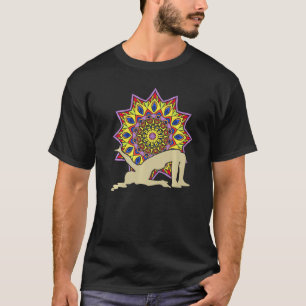 T-shirt Méditation spirituelle mandala colorée du bouddhis