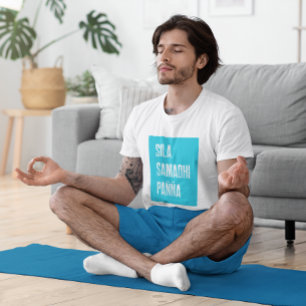 T-shirt Méditation Vipassana Sila Samadhi Panna Equanimité