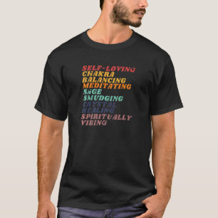 T-shirt Méditation Yoga Amour de Llamas Vibrant Spirituell