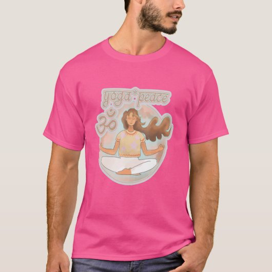 T-shirt Méditation Yoga Mindfulness Méditation Fille (Devant)