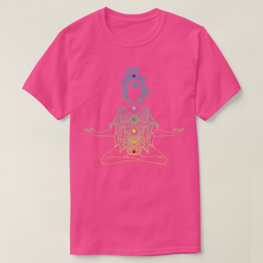 T-shirt Méditation Yoga Namaste (Design devant)